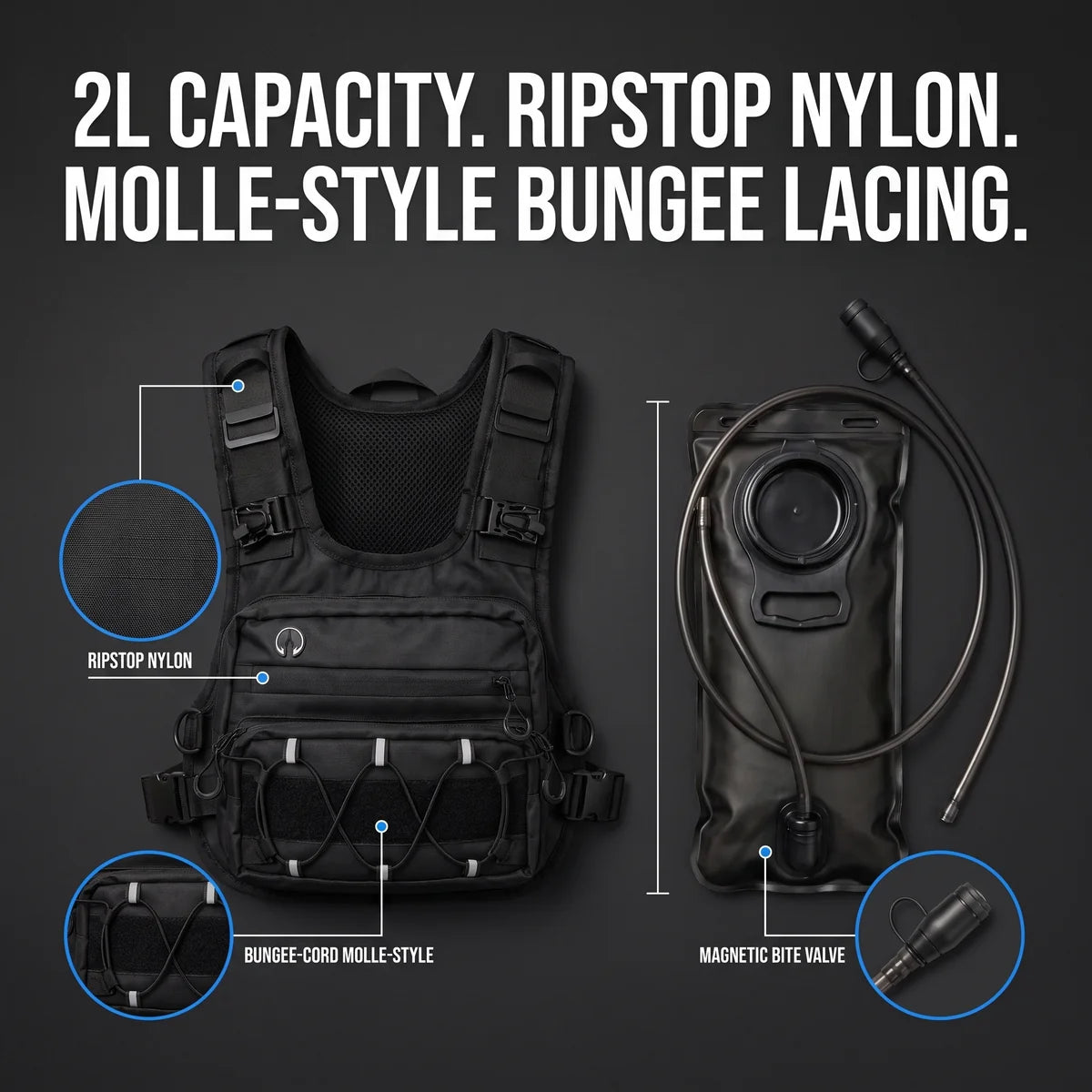 Hydrate without breaking stride.