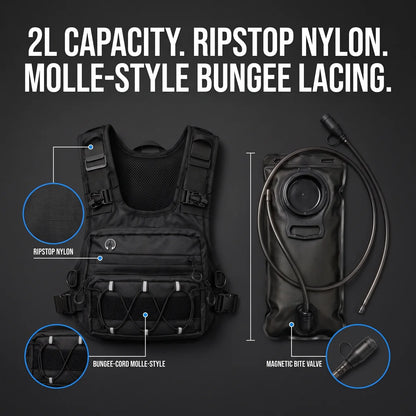 Hydrate without breaking stride.