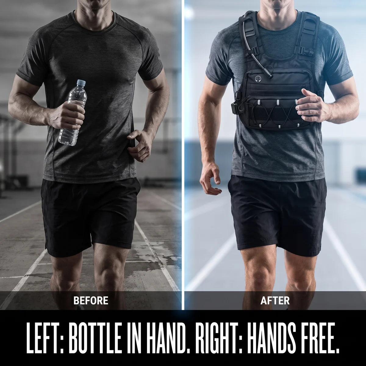 Hydrate without breaking stride.