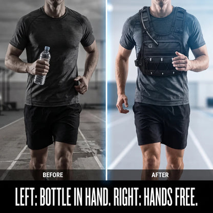 Hydrate without breaking stride.