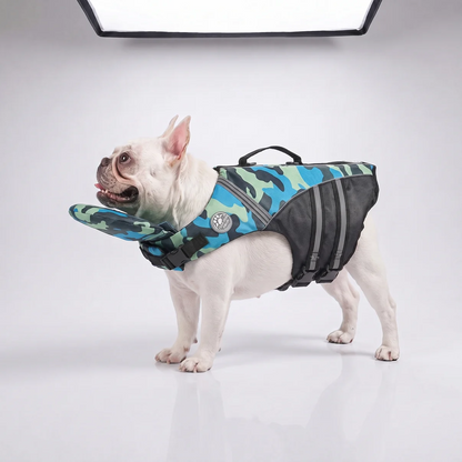 floaty - dog life jacket with chinlift™ head rest