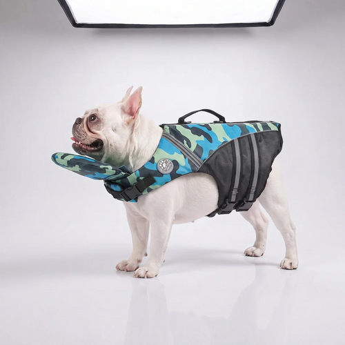 floaty - dog life jacket with chinlift™ head rest