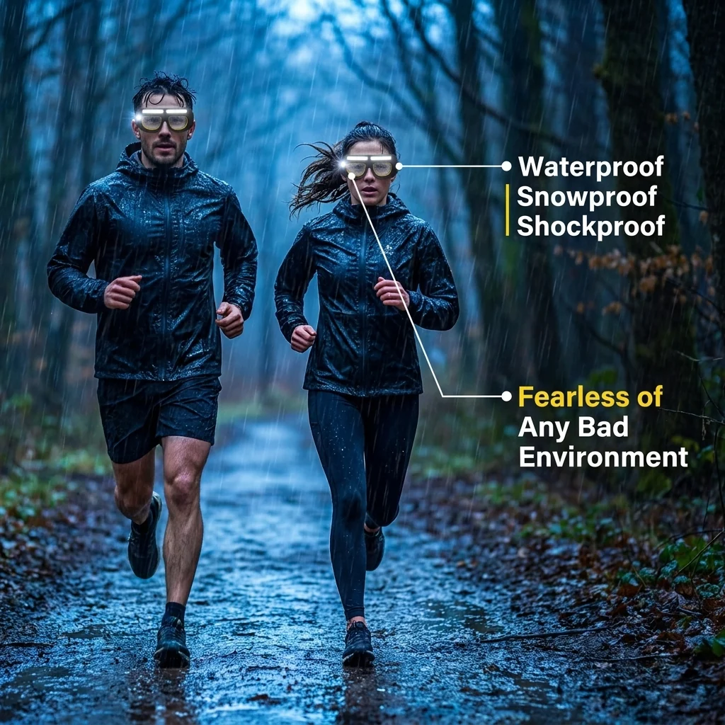 LED Headlight Glasses | See Everything in the Dark
