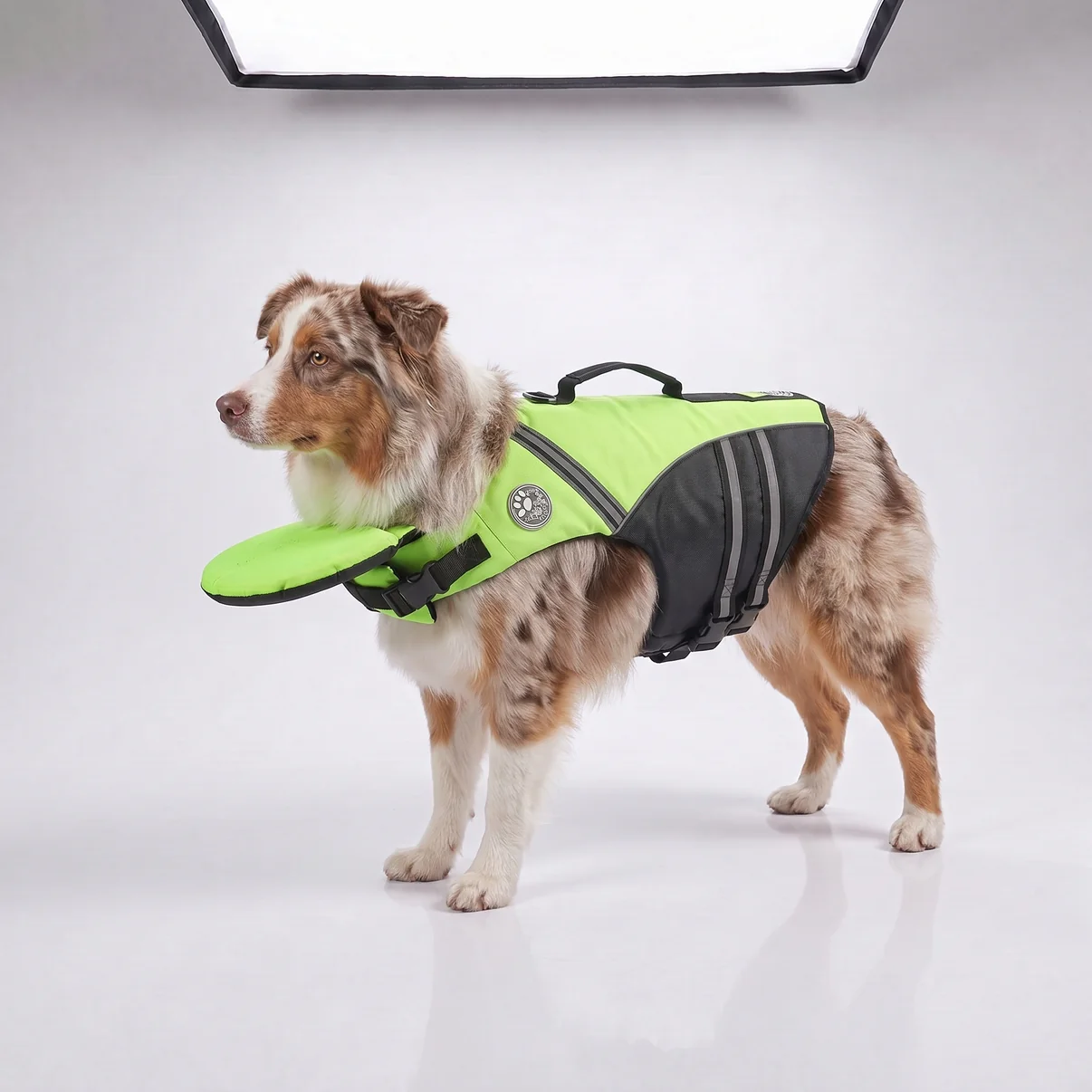 floaty - dog life jacket with chinlift™ head rest
