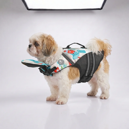 floaty - dog life jacket with chinlift™ head rest