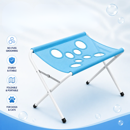 Portable pet grooming table